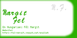 margit fel business card